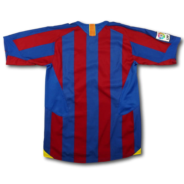FC Barcelona 2005-06 Trikot heim Meistersaison & Champions League Sieger - 7/10 - [Kids XL]