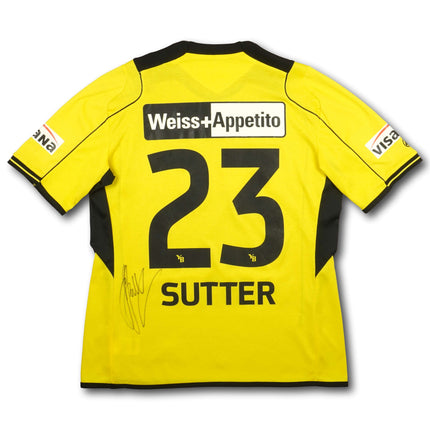BSC Young Boys 2012-13 Trikot heim signiert - SUTTER #23 - 8/10 - [L]