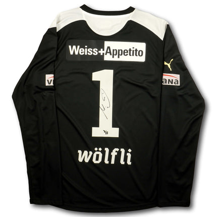 BSC Young Boys 2011-12 Trikot torhüter Player Issue signiert - L/S - WÖLFLI #1 - 7/10 - [L]