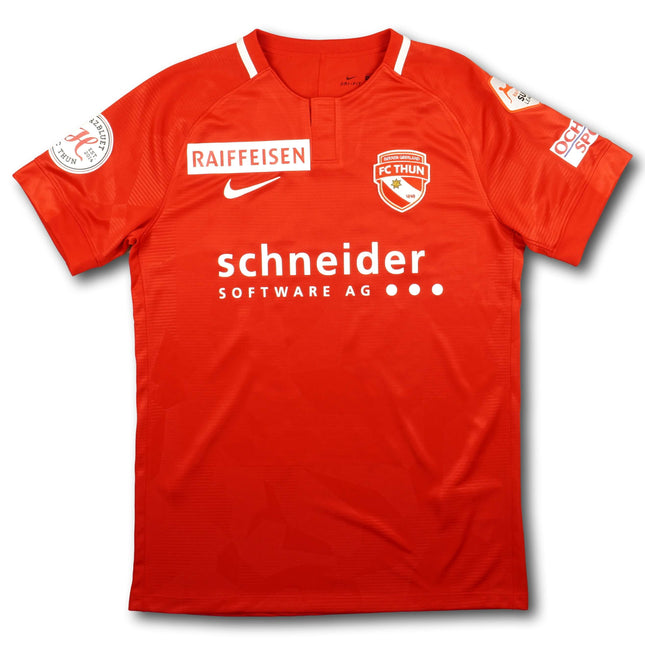 FC Thun 2018-19 Trikot heim Player Issue signiert - HEDIGER #17 - 8/10 - [M]
