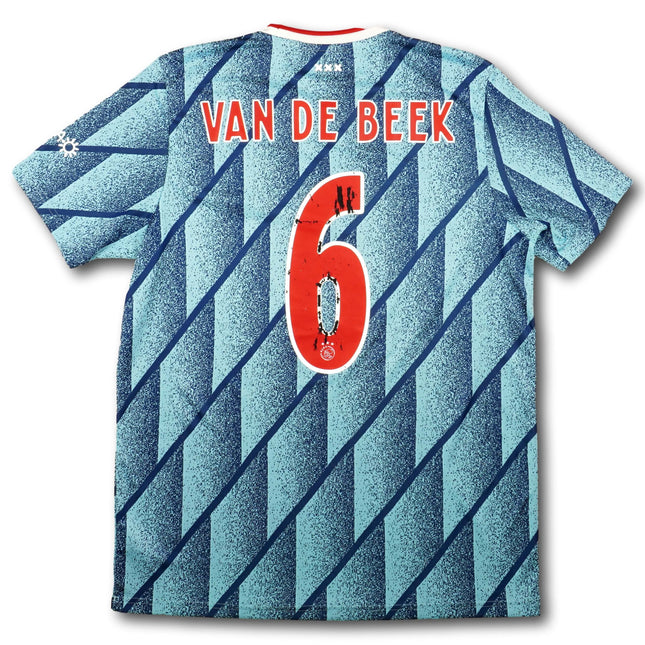 Ajax Amsterdam 2020-21 Trikot auswärts Meistersaison - VAN DE BEEK #6 - 6/10 - [L]