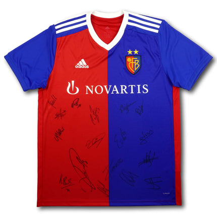 FC Basel 2018-19 Trikot heim 125 Jahre Jubiläum signiert vom Team - 8/10 - [L]
