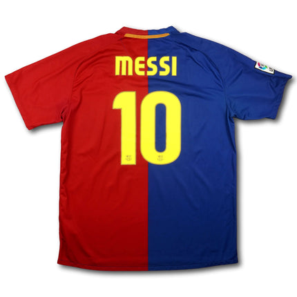FC Barcelona 2008-09 Trikot heim Triple-Saison - MESSI #10 - 7/10 - [XL]