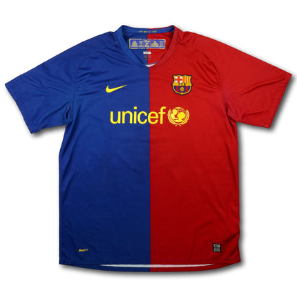 FC Barcelona 2008-09 Trikot heim Triple-Saison - MESSI #10 - 7/10 - [XL]