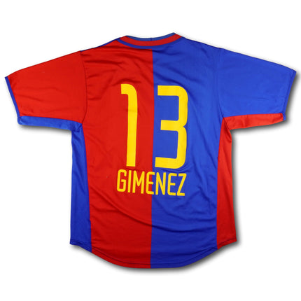 FC Basel 2002-04 Trikot heim Meistersaison (03/04) - GIMENEZ #13 - 5/10 - [L]