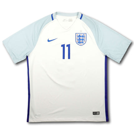 England 2016 Trikot heim - VARDY #11 - 8/10 - [L]