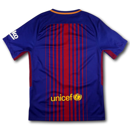 FC Barcelona 2017-18 Trikot heim Meistersaison - 8/10 - [S]
