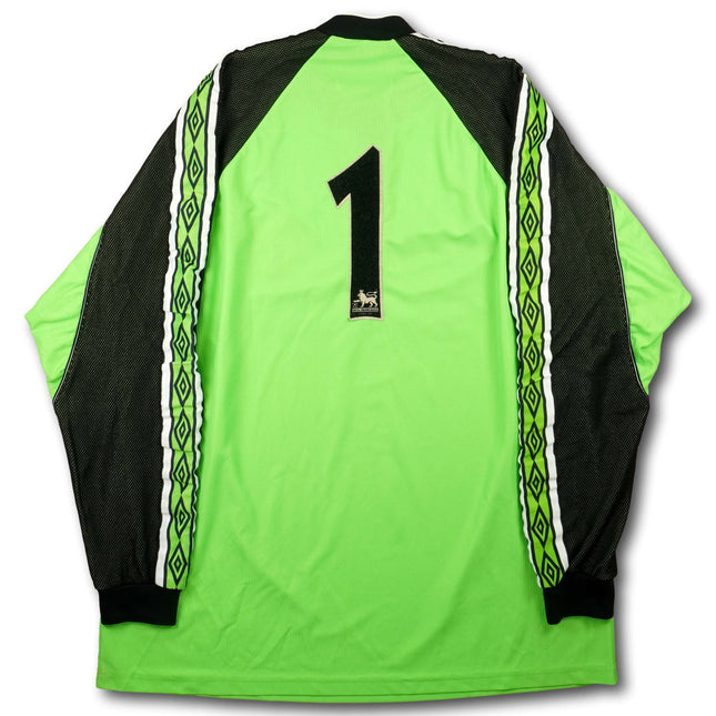 Manchester United 1998-00 Trikot torhüter Triple-Saison (98/99) und Meistersaison (99/00) - #1 - 7/10 - [XXL]