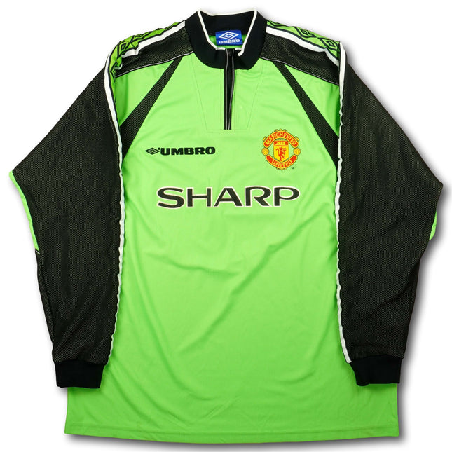 Manchester United 1998-00 Trikot torhüter Triple-Saison (98/99) und Meistersaison (99/00) - #1 - 7/10 - [XXL]
