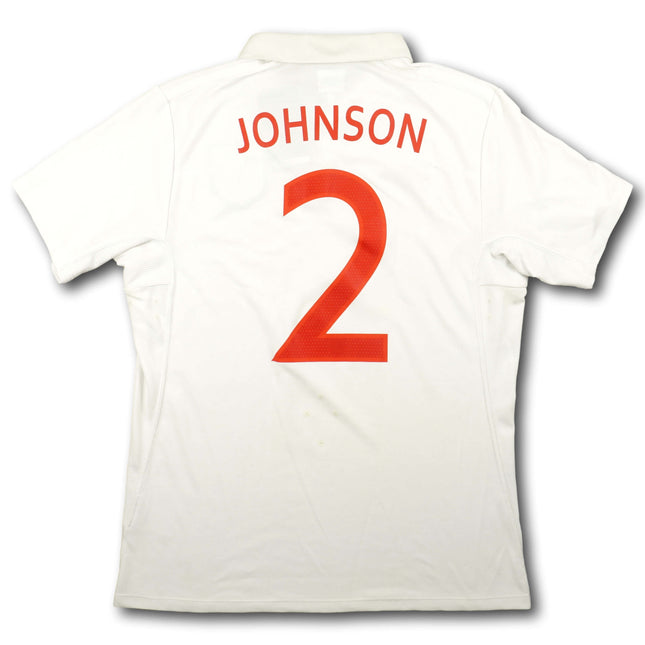 England 2010 Trikot heim - JOHNSON #2 - 7/10 - [L]