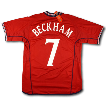 England 2002 Trikot auswärts BNWT - Reversible - BECKHAM #7 - 8/10 - [L]