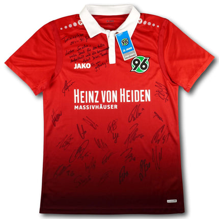 Hannover 96 2017-18 Trikot heim BNWT signiert vom Team - 10/10 - [M]