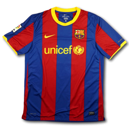 FC Barcelona 2010-11 Trikot heim Double-Sieger - XAVI #6 - 8/10 - [L]