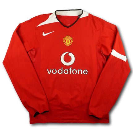 Manchester United 2004-06 Trikot heim - L/S - SCHOLES #18 - 5/10 - [M]