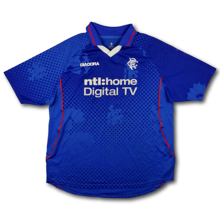 Glasgow Rangers 2002-03 Trikot heim Meistersaison - 7/10 - [L]