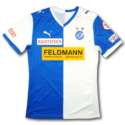 GC Zürich 2012-13 Trikot heim Player Issue Cupsieger signiert - ZUBER #7 - 6/10 - [L]