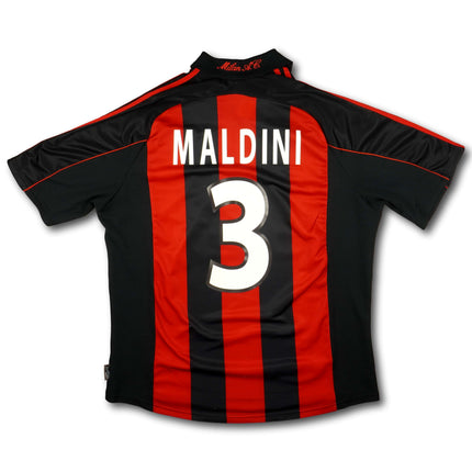 AC Milan 2000-02 Trikot heim - MALDINI #3 - 6/10 - [XL]