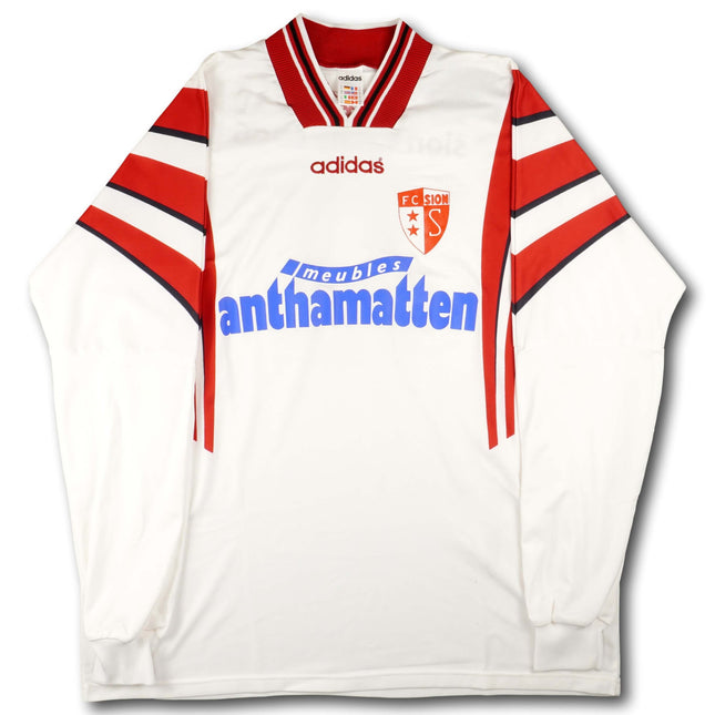 FC Sion 1996-97 Trikot heim Meistersaison - L/S - #2 - 8/10 - [XL]