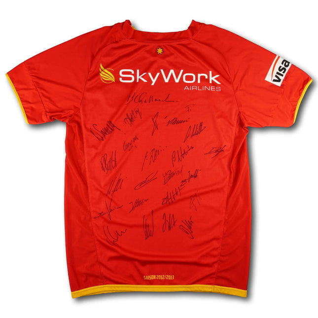 FC Thun 2012-13 Trikot heim signiert vom Team - 8/10 - [L]