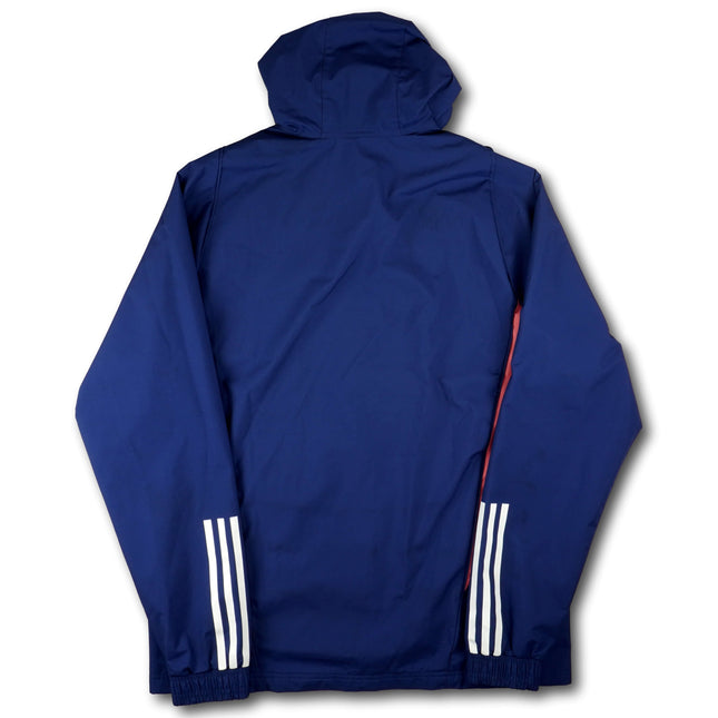 Olympique Lyonnais 2023-24 Jacket windbreaker mit Kapuze - 9/10 - [M]