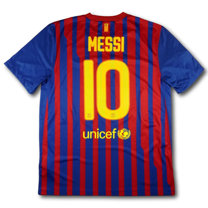 FC Barcelona 2011-12 Trikot heim Copa del Rey Sieger - MESSI #10 - 9/10 - [L]