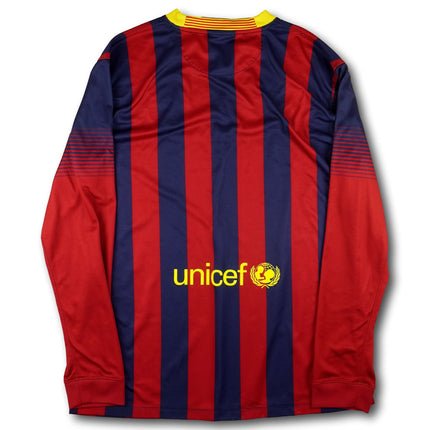 FC Barcelona 2013-14 Trikot heim - L/S - 7/10 - [L]