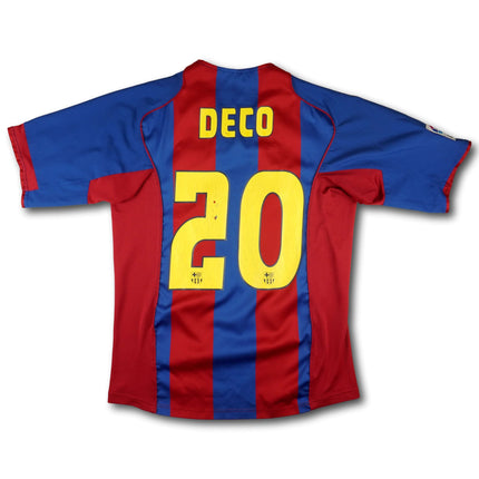 FC Barcelona 2004-05 Trikot heim Meistersaison - DECO #20 - 5/10 - [M]