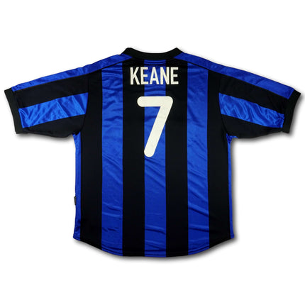 Inter Mailand 1999-00 Trikot heim (Nameset von 2000-01) - KEANE #7 - 6/10 - [L]