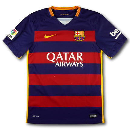 FC Barcelona 2015-16 Trikot heim Double-Sieger - MESSI #10 - 5/10 - [S]
