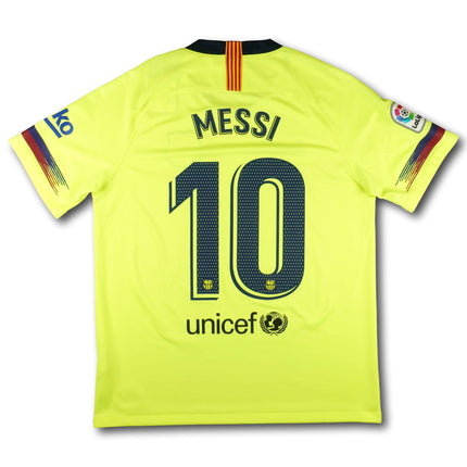 FC Barcelona 2018-19 Trikot auswärts Meistersaison - MESSI #10 - 8/10 - [L]