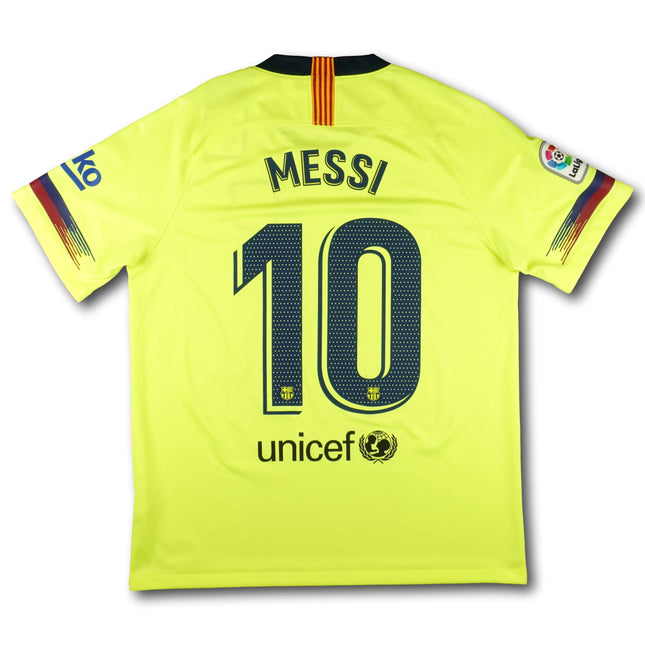 FC Barcelona 2018-19 Trikot auswärts Meistersaison - MESSI #10 - 8/10 - [L]