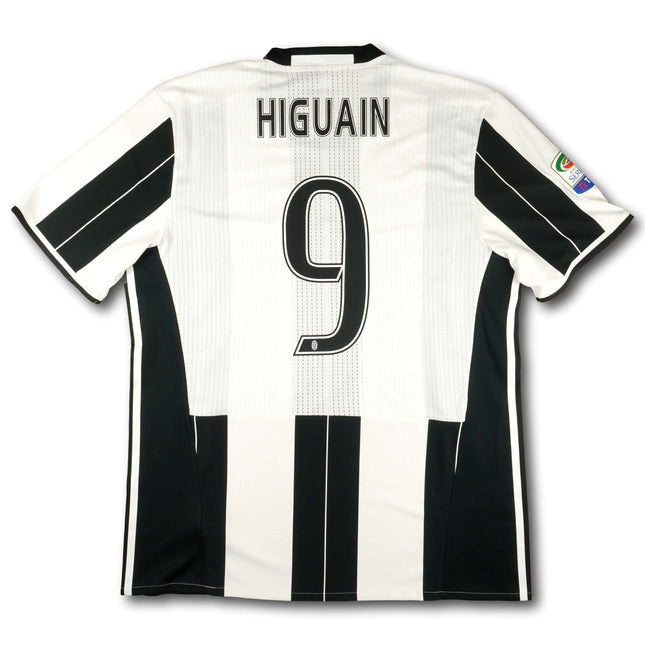 Juventus 2016-17 Trikot heim Player Specs Meistersaison - HIGUAIN #9 - 9/10 - [XL]
