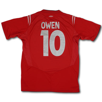 England 2004 auswärts S OWEN #10 vintage Umbro