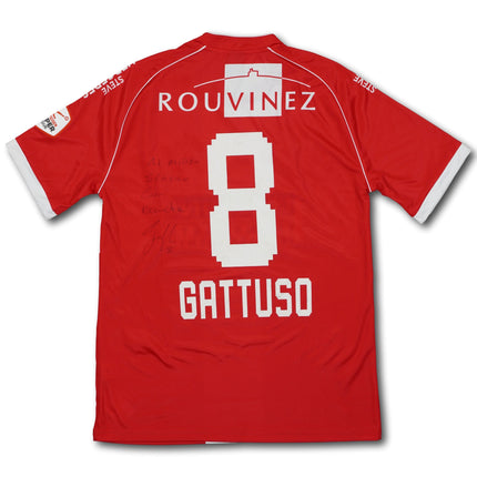 FC Sion 2012-13 auswärts XL GATTUSO #8 signiert matchworn Errea