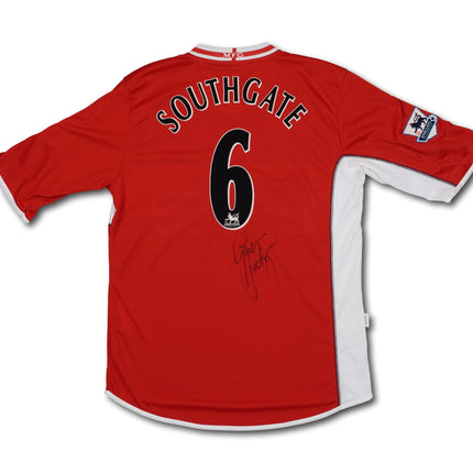 FC Middlesbrough 2005-06 heim XXL SOUTHGATE #6 signiert vintage Errea