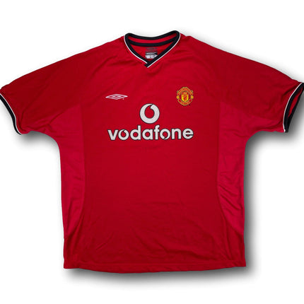 Fussballtrikot Manchester United 2000-02 heim Umbro XL