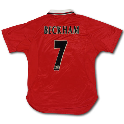 Manchester United 1999 heim M BECKHAM #7 vintage Umbro