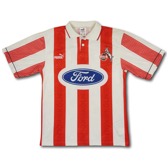 1. FC Köln 1995-96 heim S LABBADIA #9 vintage Puma