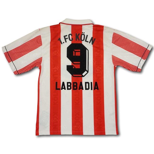 1. FC Köln 1995-96 heim S LABBADIA #9 vintage Puma