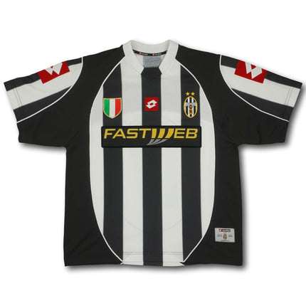 Juventus 2002-03 heim M TREZEGUET #17 vintage Lotto