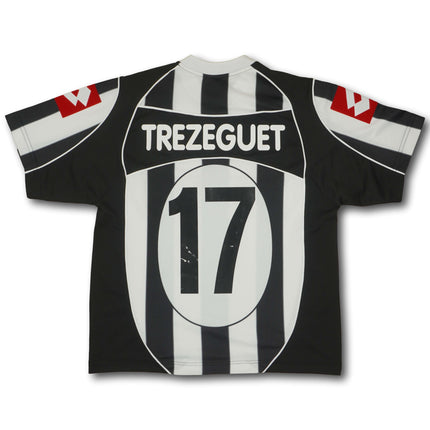 Juventus 2002-03 heim M TREZEGUET #17 vintage Lotto