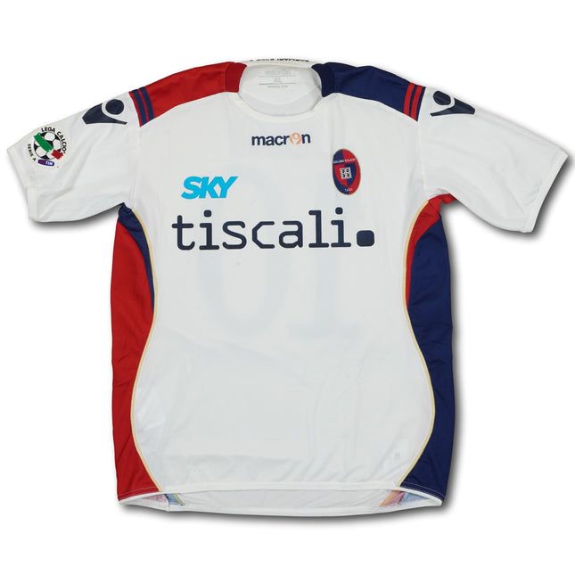 Cagliari Calcio 2010 auswärts XL LAZZARI #10 signiert matchworn Macron