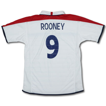 England 2003-04 heim L ROONEY #9 vintage Umbro