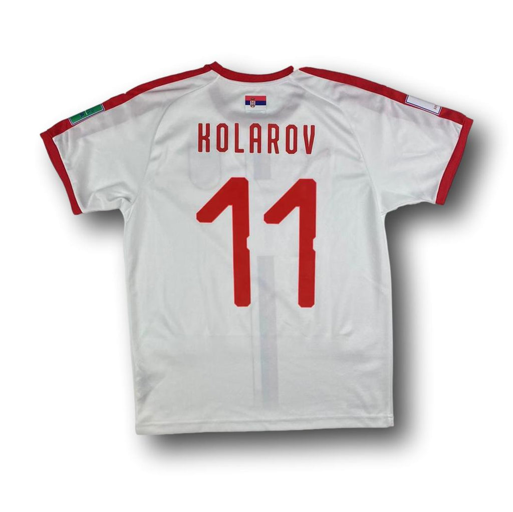Original Fussballtrikot Serbien 2018 Auswärts Puma M Kolarov #11