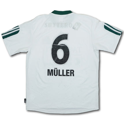 FC St. Gallen 2003-04 heim L MÜLLER #6 vintage adidas