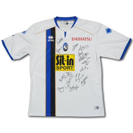 Atalanta Bergamo 2008-09 auswärts XL VIERI #32 signiert matchworn Errea