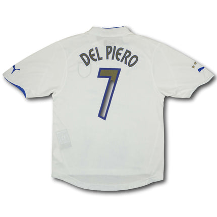 Italien 2003 auswärts L DEL PIERO #7 vintage Puma