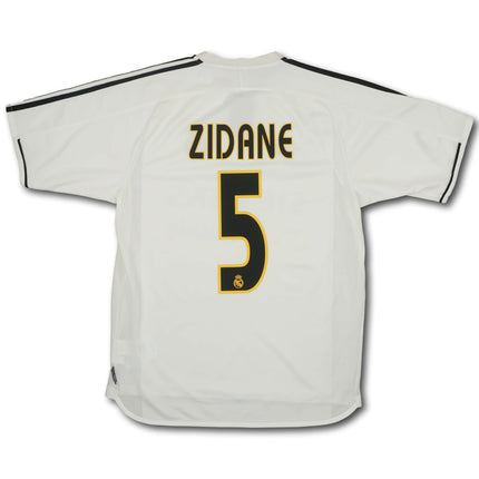 Real Madrid 2003-04 heim M Zidane #5 vintage adidas