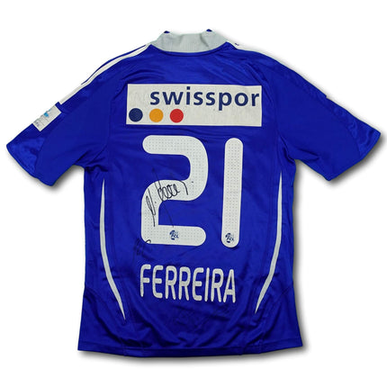 Trikot FC Luzern - #21 Ferreira - Signiert - 2008/2009 - S - Adidas - Abbildung Vorderseite